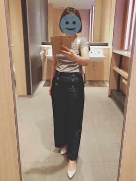 「JUSGLITTY（ジャスグリッティー）のアイテム（パンツ）」を使った、gonge_of_krgmさん（レディース・153cm）の夏コーディネート