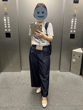 「JUSGLITTY（ジャスグリッティー）のアイテム（パンツ）」を使った、gonge_of_krgmさん（レディース・153cm）の秋コーディネート