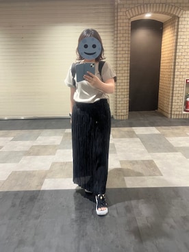 「BEAUTY&YOUTH UNITED ARROWS（ビューティーアンドユースユナイテッドアローズ）のアイテム（スカート）」を使った、gonge_of_krgmさん（レディース・153cm）の夏コーディネート