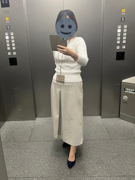 「JUSGLITTY（ジャスグリッティー）のアイテム（トップス）」を使った、gonge_of_krgmさん（レディース・153cm）の春コーディネート