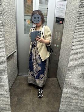「GALLEST（ギャレスト）のアイテム」を使った、gonge_of_krgmさん（レディース・153cm）の秋コーディネート