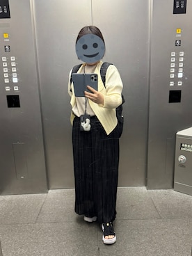 「PLEATS PLEASE（プリーツプリーズ）のアイテム」を使った、gonge_of_krgmさん（レディース・153cm）の春コーディネート