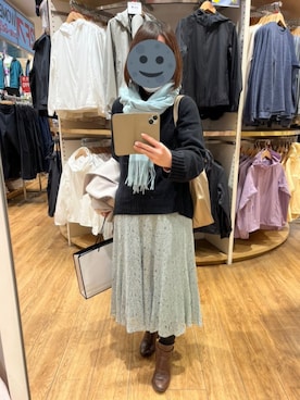 「アイテム（ブーティ、ブラウン系）」を使った、gonge_of_krgmさん（レディース・153cm）の冬コーディネート
