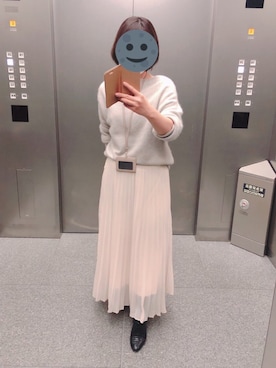 「SUR MESURE（シュール・ムジュール）のアイテム」を使った、gonge_of_krgmさん（レディース・153cm）の冬コーディネート