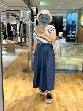 「DANTON（ダントン）のアイテム（帽子）」を使った、gonge_of_krgmさん（レディース・153cm）の秋コーディネート