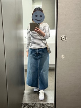 「JUSGLITTY（ジャスグリッティー）のアイテム（トップス）」を使った、gonge_of_krgmさん（レディース・153cm）の冬コーディネート