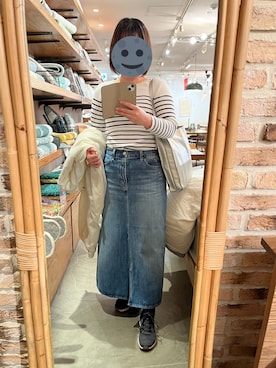 「JUSGLITTY（ジャスグリッティー）のアイテム（トップス）」を使った、gonge_of_krgmさん（レディース・153cm）の冬コーディネート