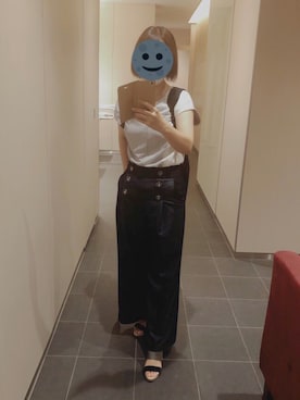 「JUSGLITTY（ジャスグリッティー）のアイテム（パンツ）」を使った、gonge_of_krgmさん（レディース・153cm）の夏コーディネート