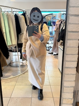 「GU（ジーユー）のレースアップブーツ（ブーツ、ブラック系）」を使った、gonge_of_krgmさん（レディース・153cm）の春コーディネート