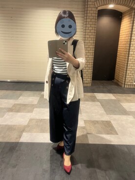 「JUSGLITTY（ジャスグリッティー）のアイテム（パンツ）」を使った、gonge_of_krgmさん（レディース・153cm）の秋コーディネート