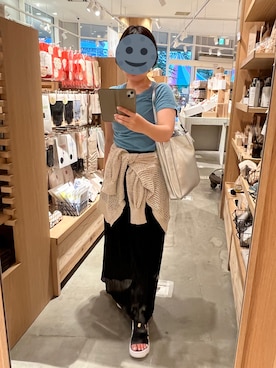 「PETIT BATEAU（プチバトー）のアイテム」を使った、gonge_of_krgmさん（レディース・153cm）の夏コーディネート