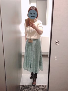 「アイテム（ブーティ、ブラウン系）」を使った、gonge_of_krgmさん（レディース・153cm）の冬コーディネート