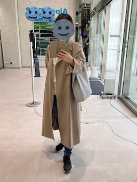 「ZOZO（ゾゾ）のスキニーデニムパンツ［WOMEN］（デニムパンツ）」を使った、gonge_of_krgmさん（レディース・153cm）の春コーディネート