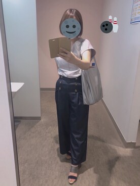 「JUSGLITTY（ジャスグリッティー）のアイテム（パンツ）」を使った、gonge_of_krgmさん（レディース・153cm）の夏コーディネート