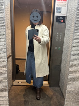 「アイテム（ブーティ）」を使った、gonge_of_krgmさん（レディース・153cm）の冬コーディネート