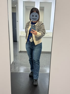 「URBAN RESEARCH（アーバンリサーチ）のアイテム（ニット/セーター）」を使った、gonge_of_krgmさん（レディース・153cm）の秋コーディネート