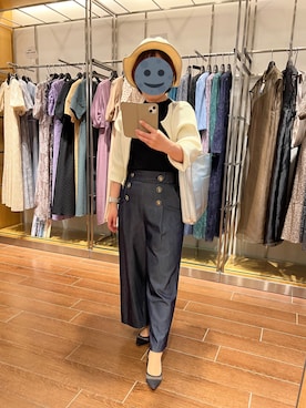 「JUSGLITTY（ジャスグリッティー）のアイテム（パンツ）」を使った、gonge_of_krgmさん（レディース・153cm）の春コーディネート
