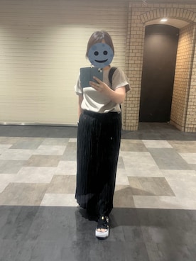「BEAUTY&YOUTH UNITED ARROWS（ビューティーアンドユースユナイテッドアローズ）のアイテム（スカート）」を使った、gonge_of_krgmさん（レディース・153cm）の夏コーディネート