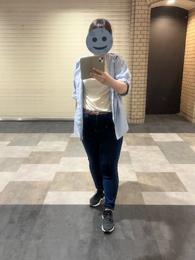 「GOLDY（ゴールディ）のアイテム（ピアス（両耳用））」を使った、gonge_of_krgmさん（レディース・153cm）の春コーディネート