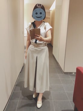 「アイテム（アナログ腕時計、ピンク系）」を使った、gonge_of_krgmさん（レディース・153cm）の夏コーディネート