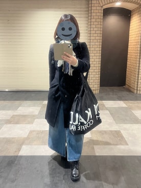 「M-PREMIER（エムプルミエ）のアイテム（ジャケット/アウター）」を使った、gonge_of_krgmさん（レディース・153cm）の冬コーディネート