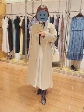 「POOL SIDE（プールサイド）のアイテム（ブーティ）」を使った、gonge_of_krgmさん（レディース・153cm）の冬コーディネート