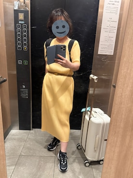 「PLEATS PLEASE（プリーツプリーズ）のアイテム」を使った、gonge_of_krgmさん（レディース・153cm）の秋コーディネート