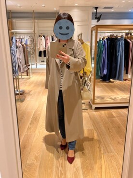 「ZOZO（ゾゾ）のスキニーデニムパンツ［WOMEN］（デニムパンツ）」を使った、gonge_of_krgmさん（レディース・153cm）の春コーディネート