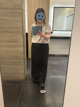 「BEAUTY&YOUTH UNITED ARROWS（ビューティーアンドユースユナイテッドアローズ）のアイテム（スカート）」を使った、gonge_of_krgmさん（レディース・153cm）の夏コーディネート