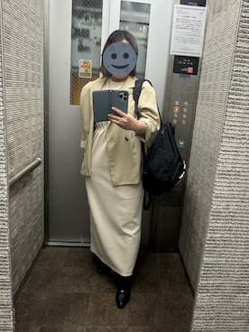 「Herschel Supply（ハーシェルサプライ）の【Herschel Supply】バックパック19PC収納 25L（バックパック/リュック、ブラック系）」を使った、gonge_of_krgmさん（レディース・153cm）の春コーディネート