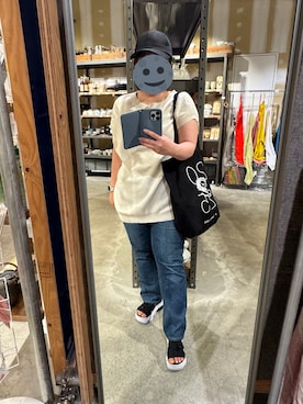 「YANUK（ヤヌーク）のアイテム」を使った、gonge_of_krgmさん（レディース・153cm）の夏コーディネート