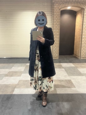 「M-PREMIER（エムプルミエ）のアイテム（ジャケット/アウター）」を使った、gonge_of_krgmさん（レディース・153cm）の冬コーディネート