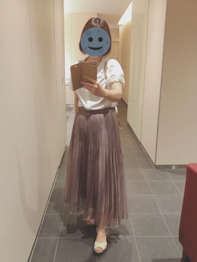「AG by aquagirl（エージーバイアクアガール）のアイテム（スカート）」を使った、gonge_of_krgmさん（レディース・153cm）の夏コーディネート