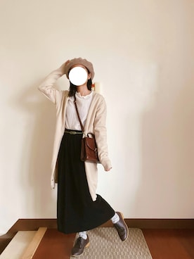 眉。さん（レディース・149cm）の冬コーディネート