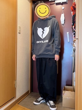 「Deviluse（Deviluse）のアイテム」を使った、どるちさん（メンズ・171cm）の冬コーディネート