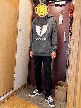 「Deviluse（Deviluse）のアイテム」を使った、どるちさん（メンズ・171cm）の秋コーディネート