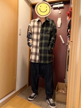 「ANIMALIA（アニマリア）のアイテム」を使った、どるちさん（メンズ・171cm）の秋コーディネート