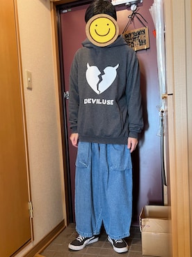 「Deviluse（Deviluse）のアイテム」を使った、どるちさん（メンズ・171cm）の冬コーディネート
