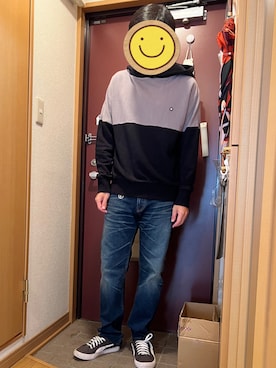 「ROLLING CRADLE（ローリングクレイドル）のアイテム（パンツ）」を使った、どるちさん（メンズ・171cm）の秋コーディネート