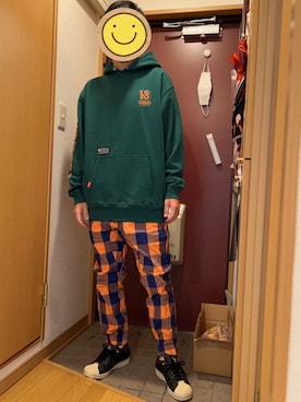 「ROLLING CRADLE（ローリングクレイドル）のアイテム（パンツ）」を使った、どるちさん（メンズ・171cm）の秋コーディネート