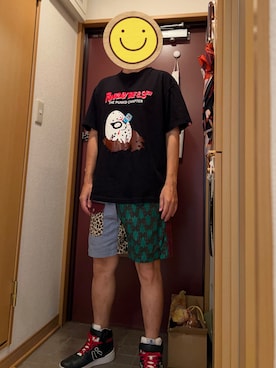 「PUNK DRUNKERS（パンクドランカーズ）のアイテム（パンツ）」を使った、どるちさん（メンズ・171cm）の秋コーディネート