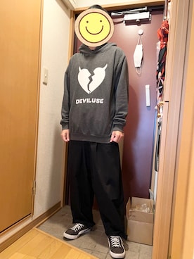 「Deviluse（Deviluse）のアイテム」を使った、どるちさん（メンズ・171cm）の秋コーディネート