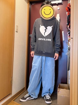 「Deviluse（Deviluse）のアイテム」を使った、どるちさん（メンズ・171cm）の冬コーディネート