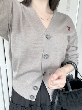 「TIFFANY&Co.（ティファニー）のアイテム（ネックレス）」を使った、もにさん（レディース・158cm）の秋コーディネート