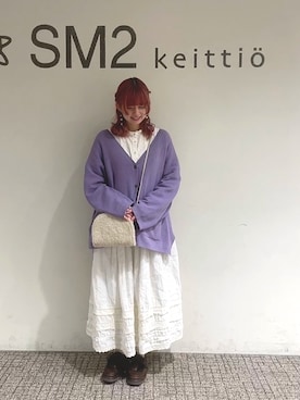 「Crisp（クリスプ）のアイテム（アクセサリー）」を使った、ほたてさん（レディース・155cm）の冬コーディネート
