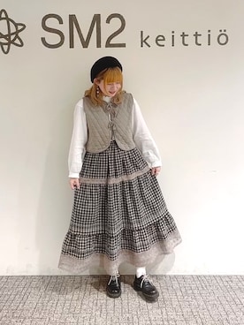 「Crisp（クリスプ）のアイテム（アクセサリー）」を使った、ほたてさん（レディース・155cm）の秋コーディネート