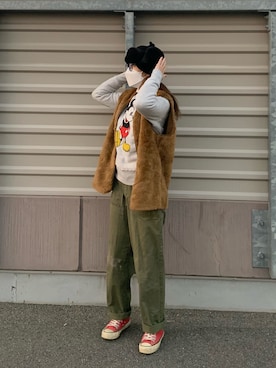   ｃｏｃｏさん（レディース・159cm）の冬コーディネート