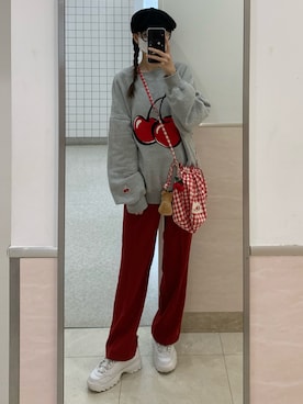 「Chuu」｜  ｃｏｃｏさん（レディース・159cm）の冬コーディネート