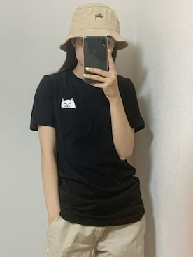 「RIPNDIP（リップンディップ）のアイテム」を使った、  ｃｏｃｏさん（レディース・159cm）の秋コーディネート