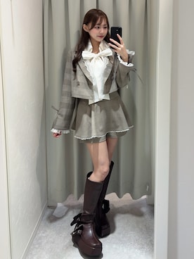 Mitsukiさん（レディース・153cm）の冬コーディネート